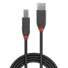 Lindy 3 m USB 2.0 Type-A - Type-B -kaapeli, Anthra Line