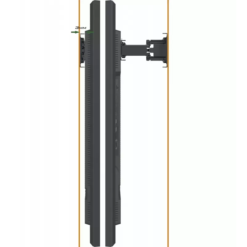 iiyama MD-WM0001 seinäteline digitaalisen mainonnan näytöille 165,1 cm (65