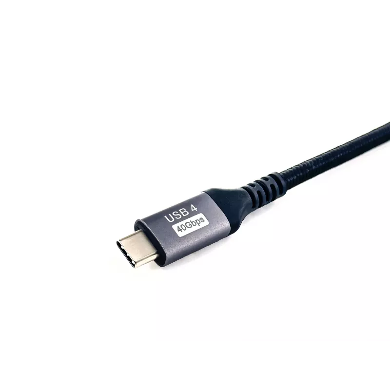 Equip USB 4 Gen 3 C–C-kaapeli, M/M, 1,2 m, 8K/60Hz, 40Gbps, PD3.1 240W