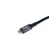 Equip USB 4 Gen 3 C–C-kaapeli, M/M, 1,2 m, 8K/60Hz, 40Gbps, PD3.1 240W