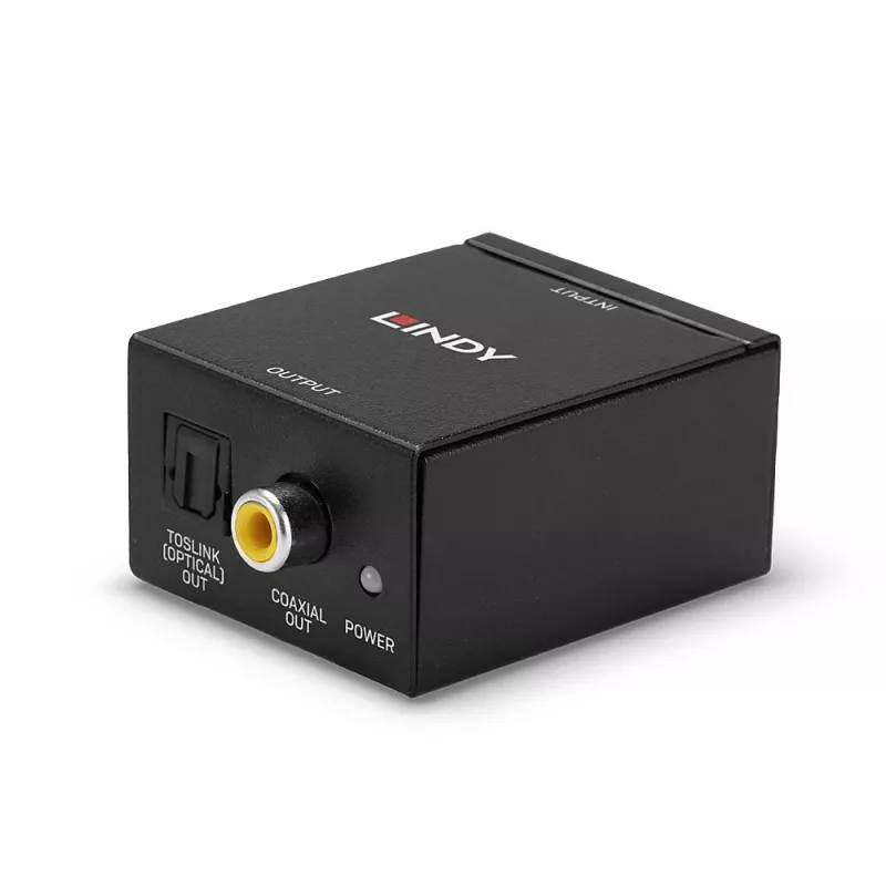 Phono TosLink (optinen) ja koaksiaalinen ADC Lindy 70309