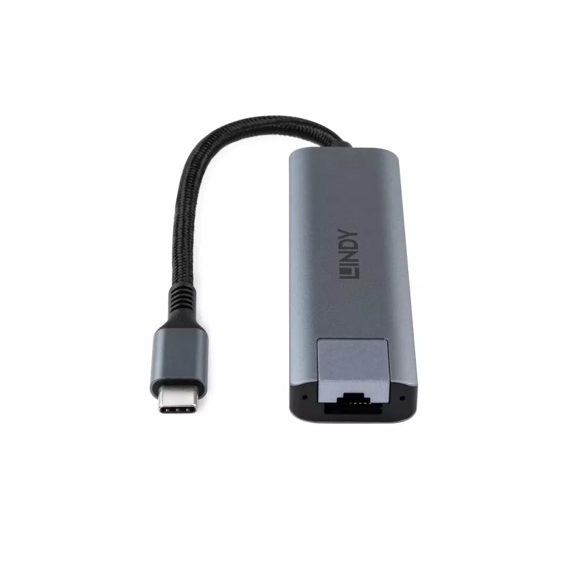 Lindy USB 3.2 Gen 2 Type-C-keskitin & Gigabit Ethernet