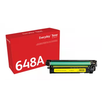 Everyday™ keltainen värikasetti Xeroxilta, yhteensopiva HP 648A (CE262A) kanssa, vakiokapasiteetti