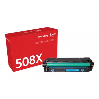 Everyday™ syaani värikasetti Xeroxilta, yhteensopiva HP 508X (CF361X) kanssa, suuri kapasiteetti