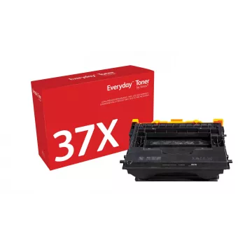 Everyday™ musta värikasetti Xeroxilta, yhteensopiva HP 37X (CF237X) kanssa, suuri kapasiteetti