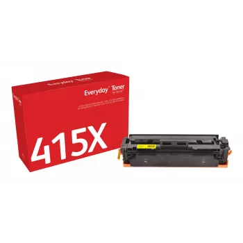 Everyday™ keltainen värikasetti Xerox, yhteensopiva HP 415X (W2032X), suuri kapasiteetti