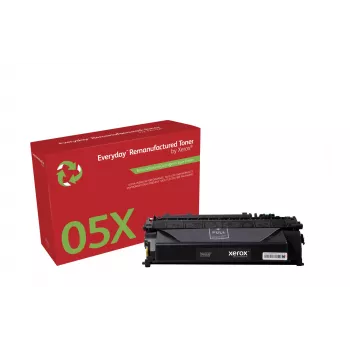 Everyday™ mono uudelleenvalmistettu värikasetti Xerox, yhteensopiva HP 05X (CE505X), suuri kapasiteetti
