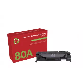 Everyday™ mono kunnostettu värikasetti Xerox, yhteensopiva HP 80A (CF280A), vakiokapasiteetti