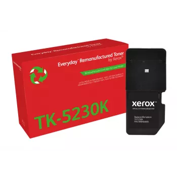 Everyday™ musta kunnostettu värikasetti Xerox, yhteensopiva Kyocera TK-5230K, vakiokapasiteetti