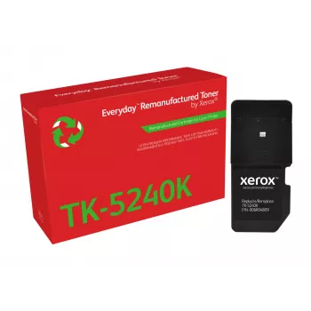 Everyday™ musta kunnostettu värikasetti Xerox, yhteensopiva Kyocera TK-5240K, vakiokapasiteetti