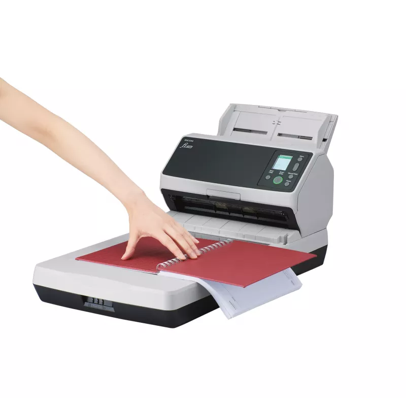 Ricoh fi-8270 ADF + syöttöskanneri 600 x 600 DPI A4 musta, harmaa