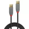 Lindy 1 m USB 3.2 Type-A-kaapeli, 5 Gbit/s, Anthra Line