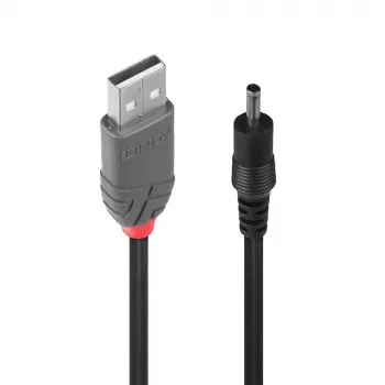 Lindy USB 2.0 Type-A–3,5 mm DC-kaapeli, 1,5 m