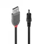 Lindy USB 2.0 Type-A–3,5 mm DC-kaapeli, 1,5 m