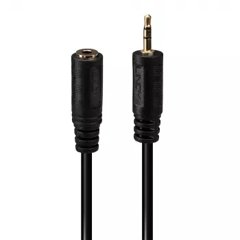 Lindy 2,5 mm pistoke–3,5 mm liitäntä audio-adapteri