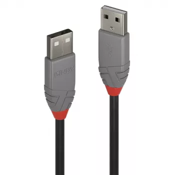 Lindy 1 m USB 2.0 Type-A–A-kaapeli, Anthra Line