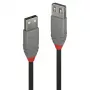 Lindy 3 m USB 2.0 Type-A-jatkokaapeli, Anthra Line
