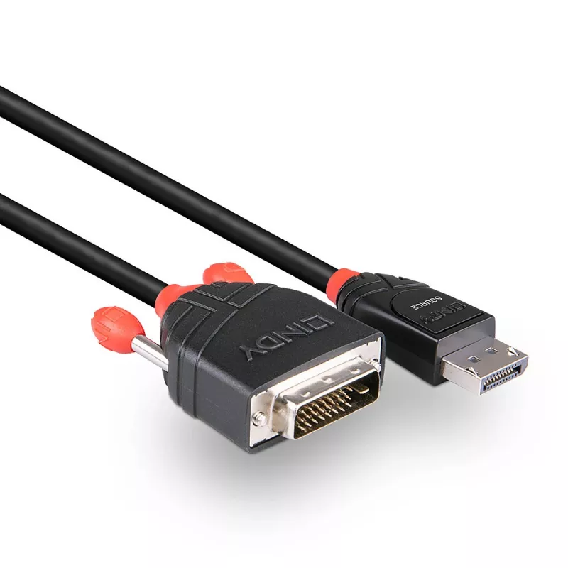 Lindy 2 m DisplayPort-DVI-D-kaapeli