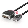 Lindy 2 m DisplayPort-DVI-D-kaapeli