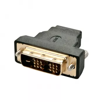 HDMI-liitin - DVI-D-pistoke -sovitin Lindy 41228
