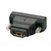 HDMI-liitin - DVI-D-pistoke -sovitin Lindy 41228