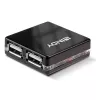 USB-keskitin Lindy 4 portin USB 2.0 Mini Hub