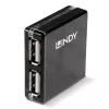 USB-keskitin Lindy 4 portin USB 2.0 Mini Hub