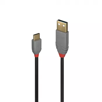 Lindy 1 m USB 2.0 Type-A-Type-C -kaapeli, Anthra Line