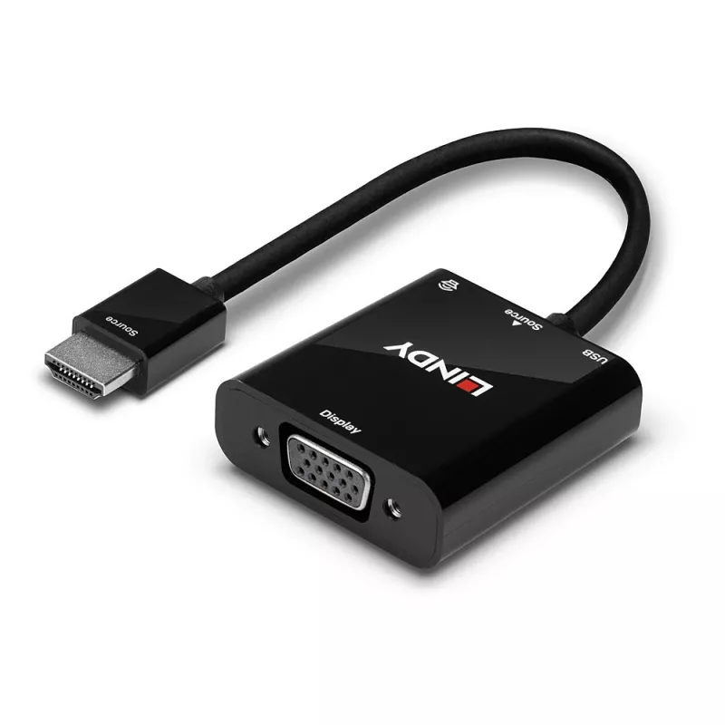 HDMI-VGA- ja audiosovitin Lindy 38285