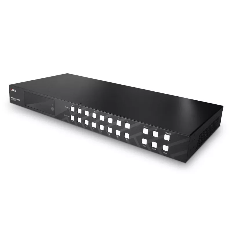 AV-matriisikytkin Lindy 8x8 HDMI 4K60 -matriisi