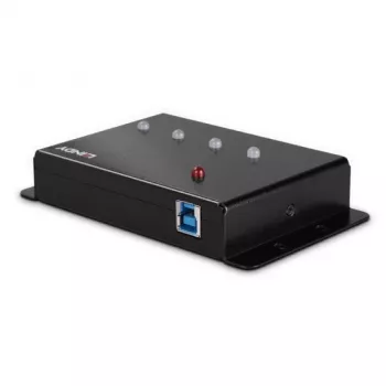Lindy 4 portin USB 3.0 -metallikeskitin