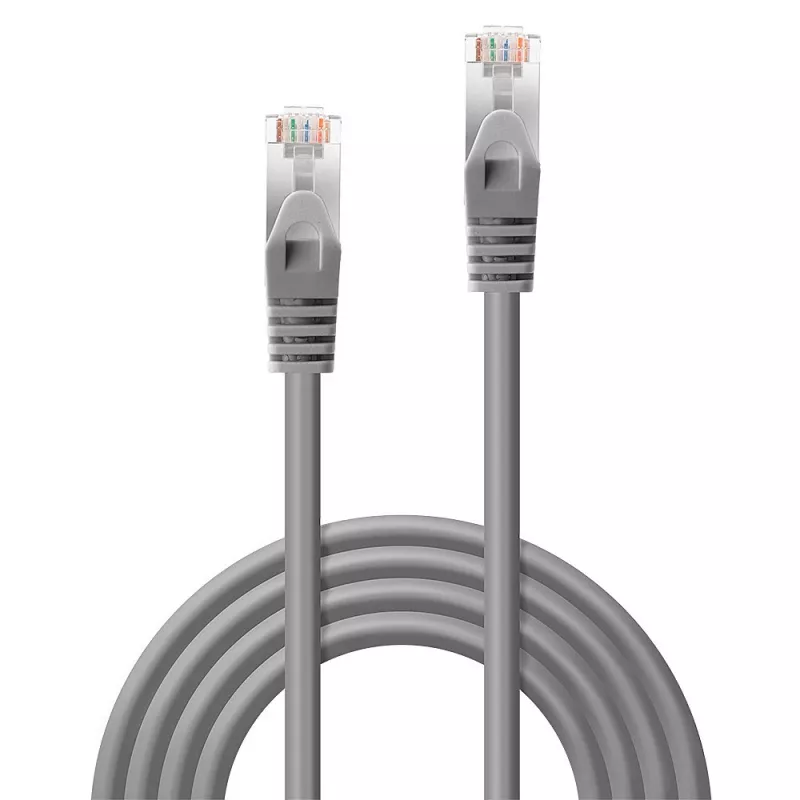 Lindy 47242 verkkokaapeli harmaa 1 m Cat6 F/UTP (FTP)