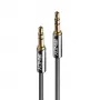 Lindy 3 m 3,5 mm audiokaapeli, Cromo Line