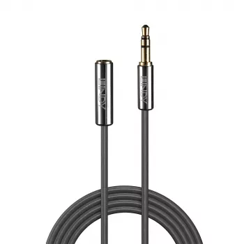 Lindy 3 m 3,5 mm jatko-audiokaapeli, Cromo Line