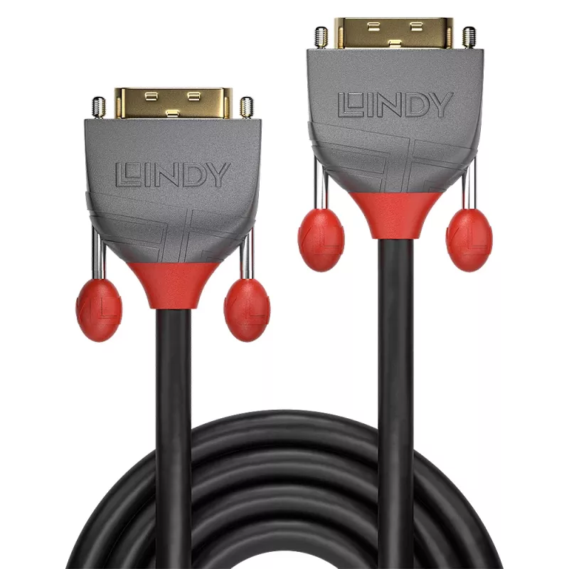 Lindy 3 m DVI-D Dual-Link -kaapeli, Anthra Line