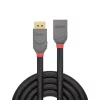Lindy 3 m DisplayPort 1.4 -jatkokaapeli, Anthra Line