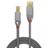 Lindy 5 m USB 2.0 Type-A–B-kaapeli, Cromo Line