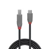 Lindy 3 m USB 3.2 tyyppi C – B -kaapeli, Anthra Line