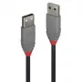Lindy 5 m USB 2.0 Type-A–A-kaapeli, Anthra Line