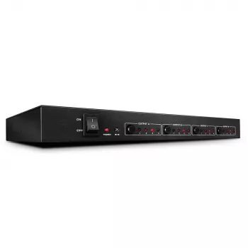 Lindy 4x4 HDMI 4K60 -matriisi, HDMI, 4x HDMI, metalli, 1080p, 2160p, DTS-HD, Dolby TrueHD, 12 V