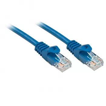 Lindy RJ-45/RJ-45 Cat6 0,5 m -verkkokaapeli sininen U/UTP (UTP)