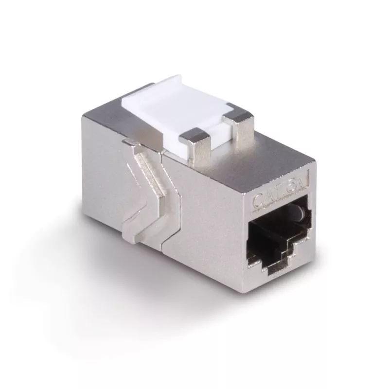 Verkkokaapeli Lindy CAT 6A naarasliitin Keystone RJ-45 litteä metallinen 1 kpl