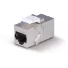 Verkkokaapeli Lindy CAT 6A naarasliitin Keystone RJ-45 litteä metallinen 1 kpl