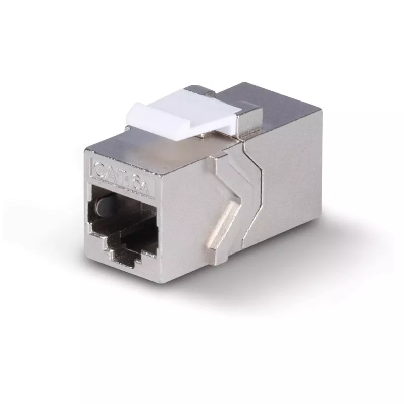 Verkkokaapeli Lindy CAT 6A naarasliitin Keystone RJ-45 litteä metallinen 1 kpl