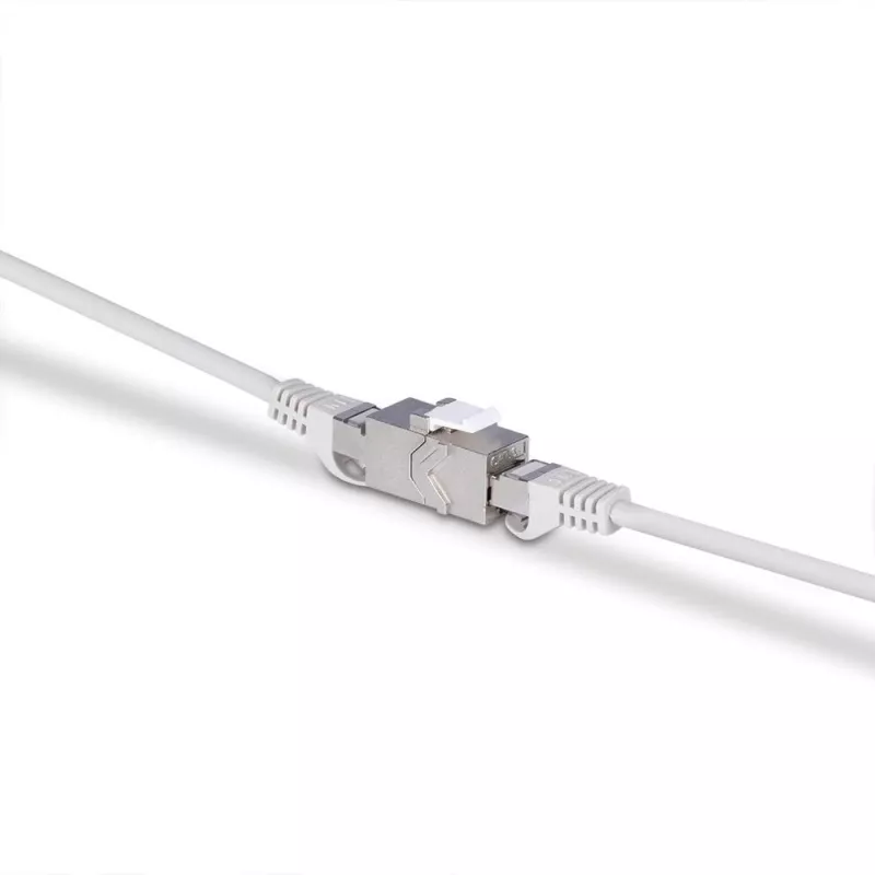 Verkkokaapeli Lindy CAT 6A naarasliitin Keystone RJ-45 litteä metallinen 1 kpl