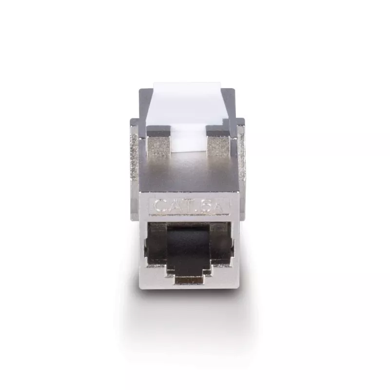 Verkkokaapeli Lindy CAT 6A naarasliitin Keystone RJ-45 litteä metallinen 1 kpl