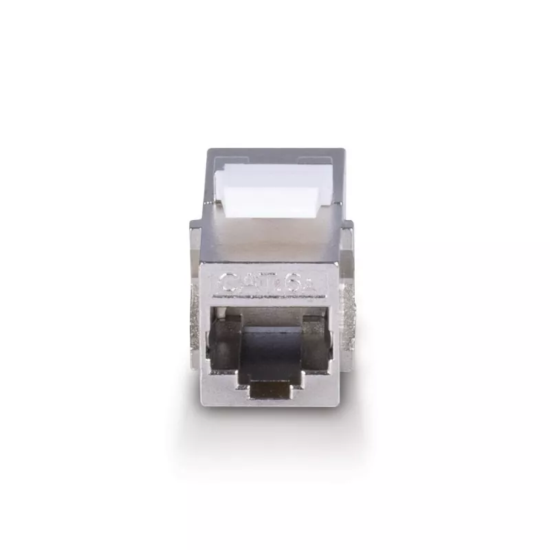 Verkkokaapeli Lindy CAT 6A naarasliitin Keystone RJ-45 litteä metallinen 1 kpl
