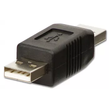 USB-sovitin Lindy USB A uros-uros-sovitin 71229