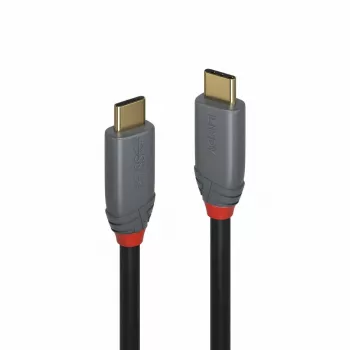 Lindy 2 m USB 3.2 Type-C -kaapeli, 5A PD, Anthra Line