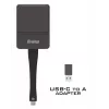iiyama WP D002C langaton esitysdongle, USB-C (DP-Alt), E-Share, hopea/musta